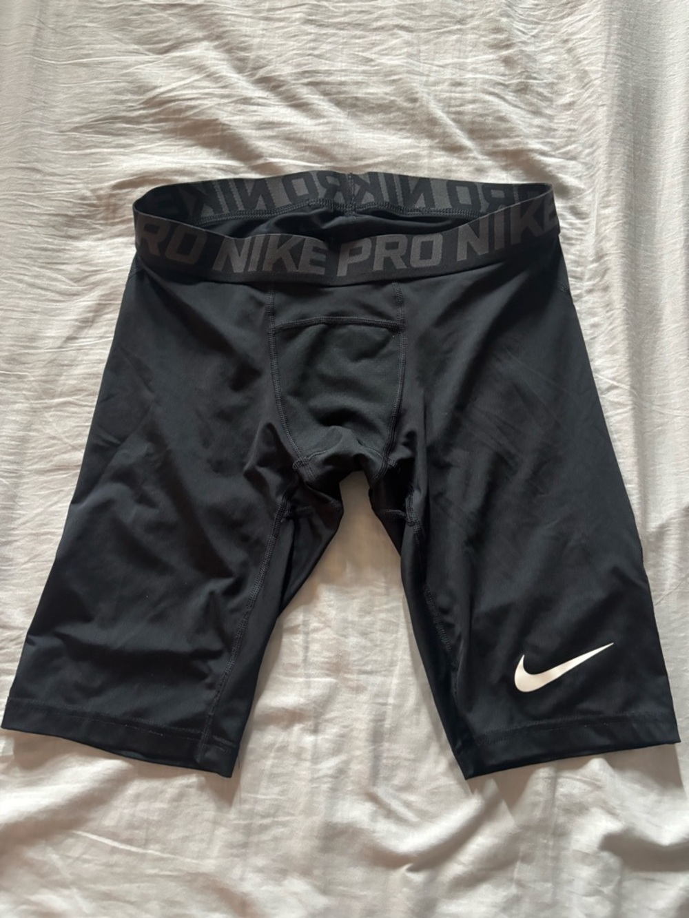 Nike Pro Black Performance Compression Shorts with Logo Waistband